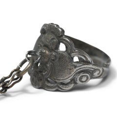 Chinese Silver Charm Ring, circa 1900