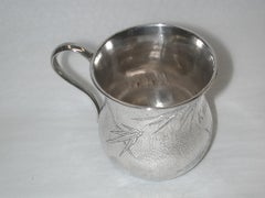 Chinese Silver Christening Mug by Hung Chong, circa 1900