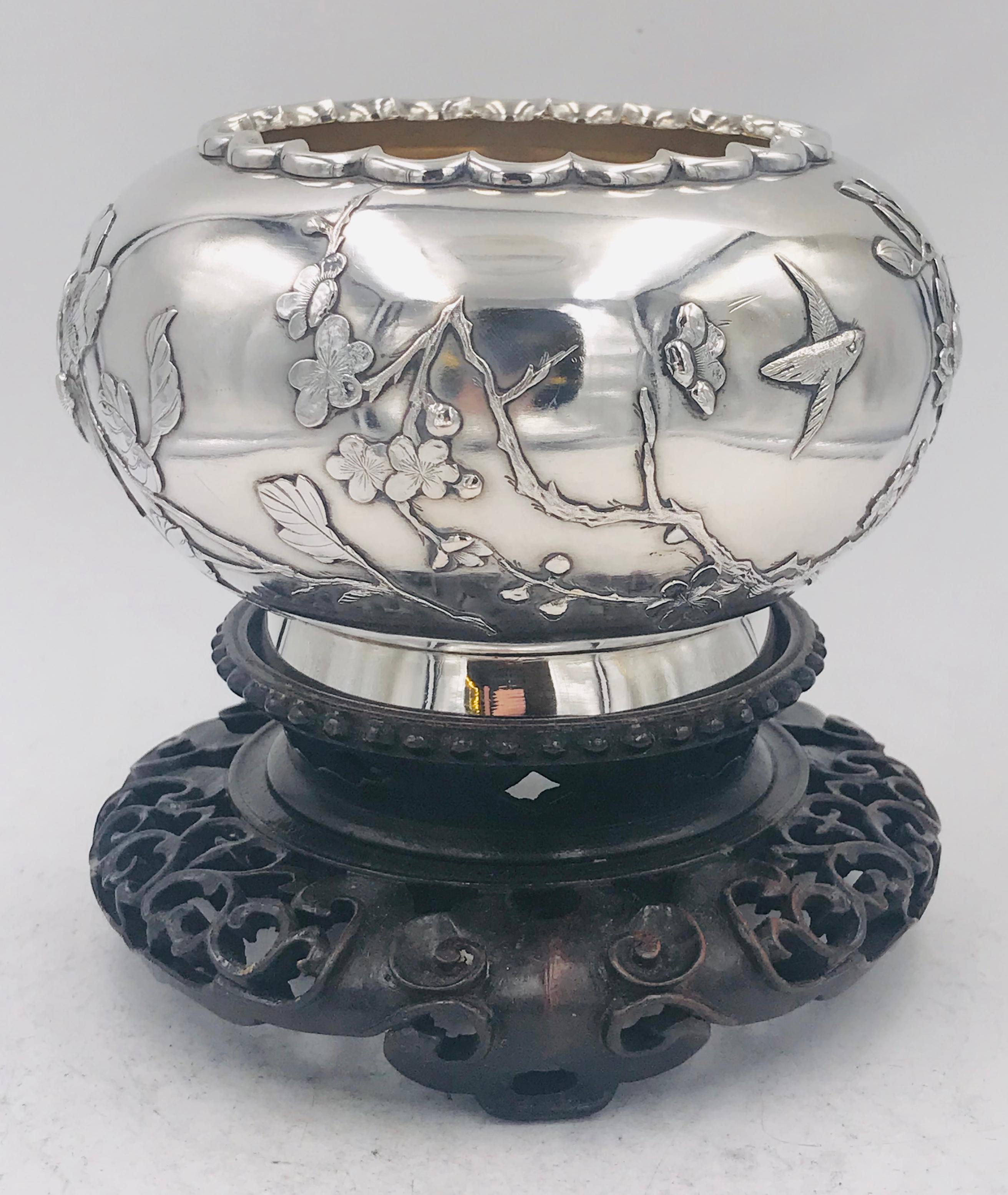 Chinese Silver Export Silver Bowl In Good Condition In London, GB