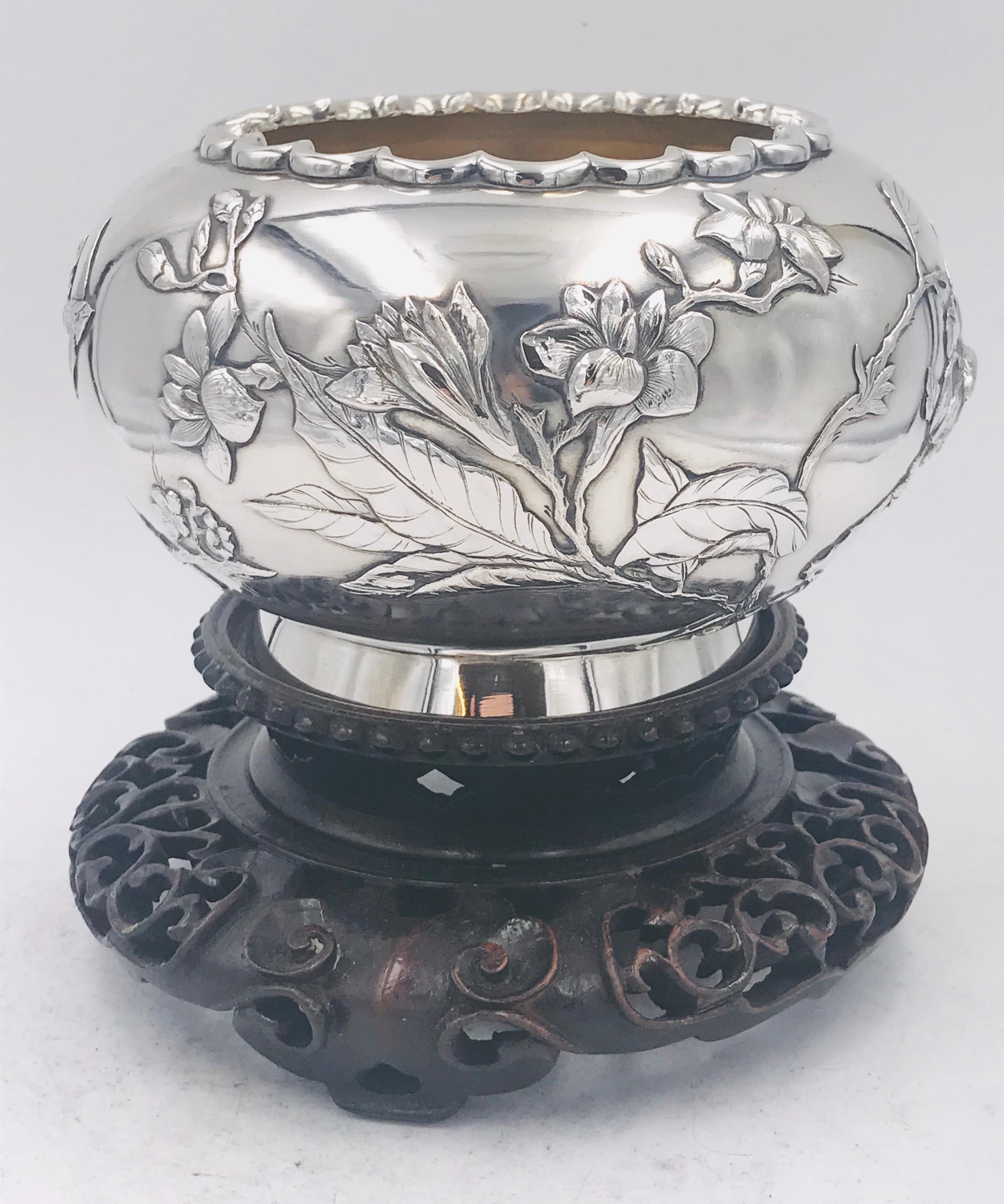 19th Century Chinese Silver Export Silver Bowl
