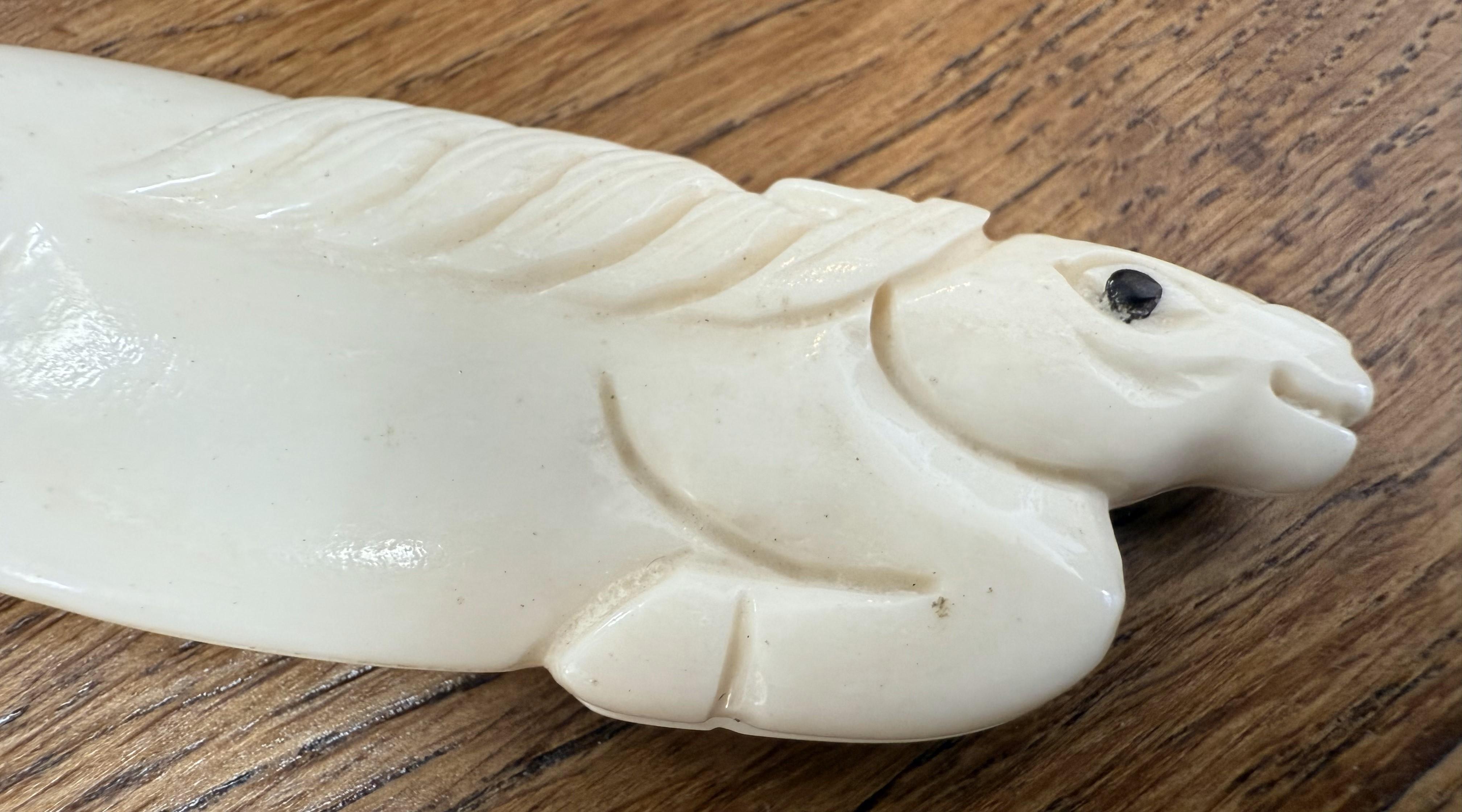 Chinesischer versilberter Brieföffner aus Silber im Zustand „Gut“ im Angebot in Middleburg, VA
