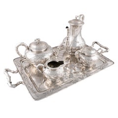 Chinese Silver Tea and Coffee Service