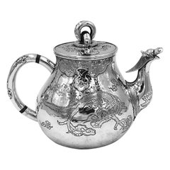 Chinese Silver Teapot