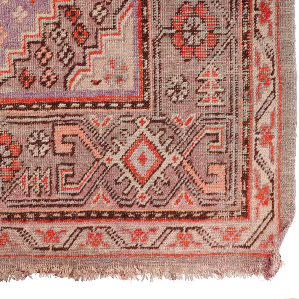 Chinese Sinkiang Geometric Rug, Khotan Xinjiang Province (East Turkestan) For Sale 5