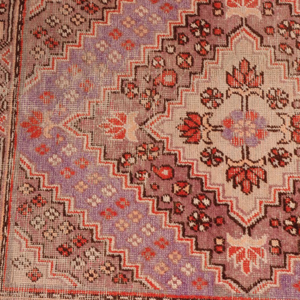 Chinese Sinkiang Geometric Rug, Khotan Xinjiang Province (East Turkestan) In Good Condition For Sale In Point Richmond, CA