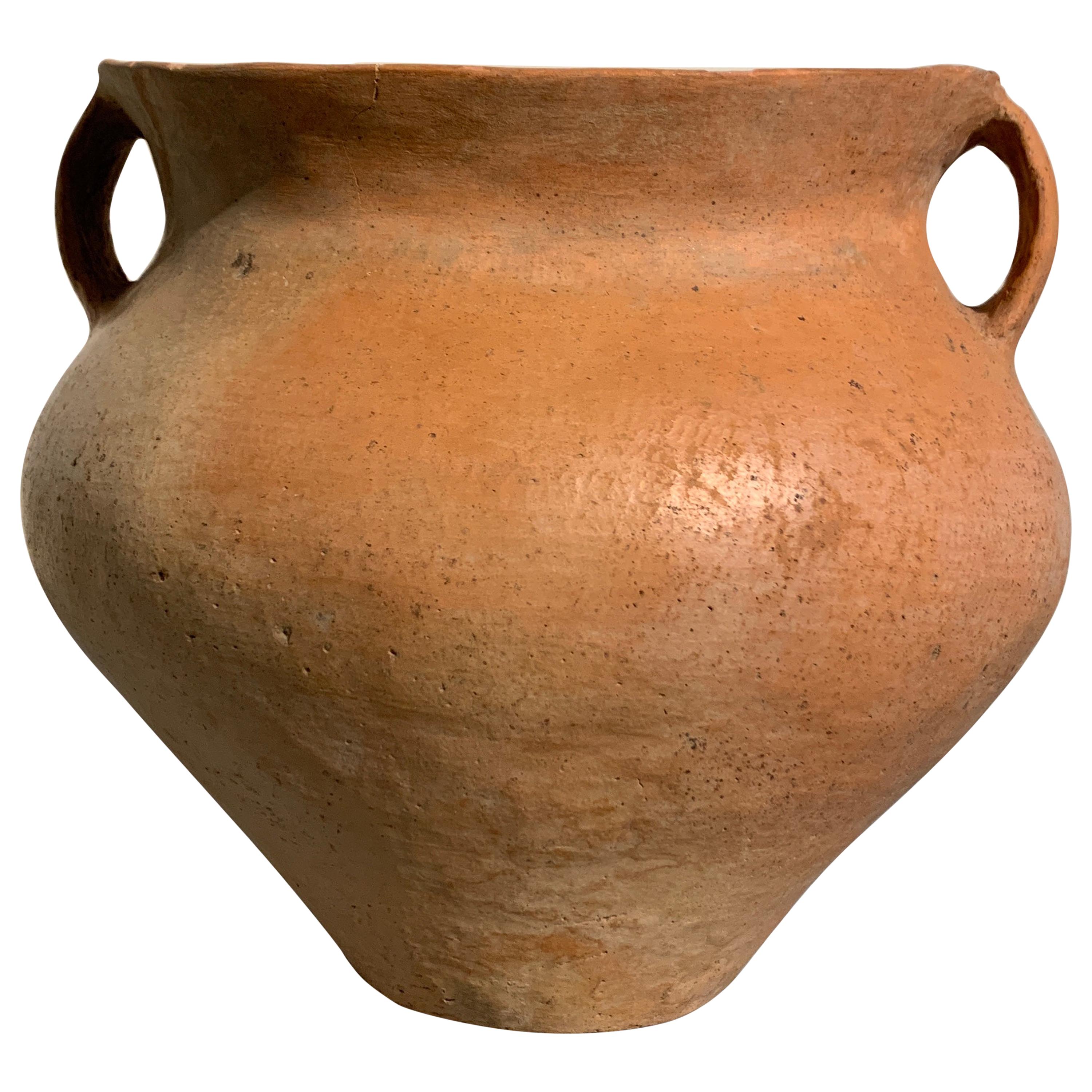 Chinese Siwa Culture Neolithic Burnished Pottery Amphora, circa 1200 BC