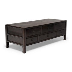 Chinese Six Drawer Kang Chest, c. 1850