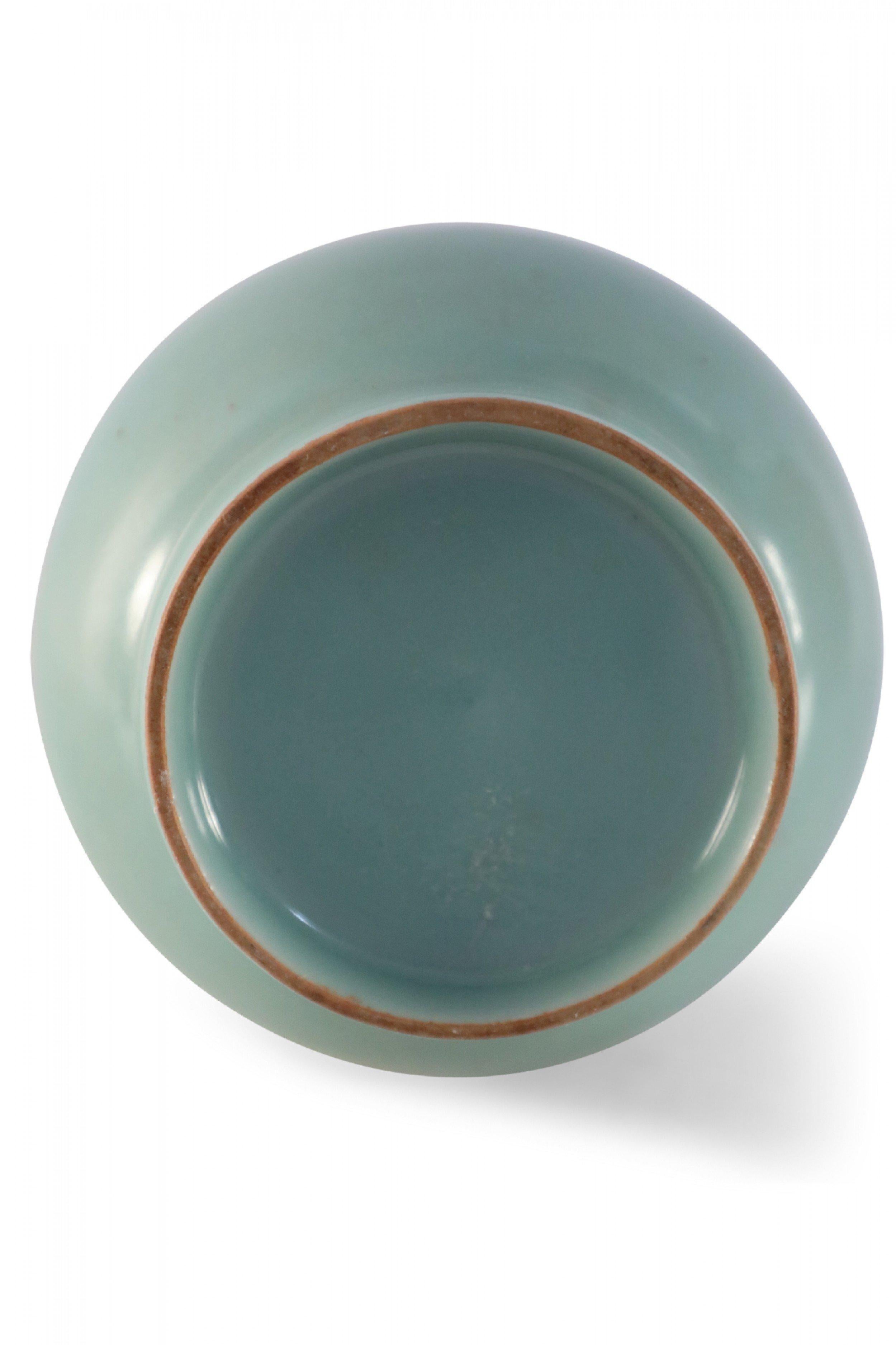 Chinese Sky Blue Gourd Porcelain Vase For Sale 7