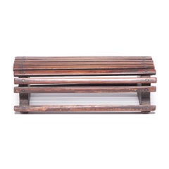 Chinese Slatted Bamboo Headrest, c. 1900