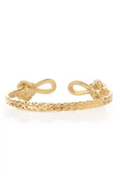 Chinese Small Knot Bracelet in Gun Metal