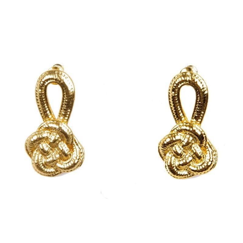 Chinese Small Knot Stud Earrings  For Sale