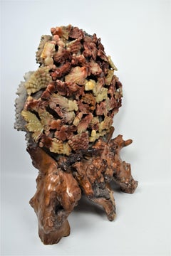 Chinese Soapstone Fish Carving 20th Century