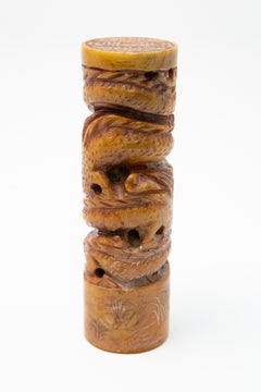 Chinese Soapstone Hand Carved Chop Seal