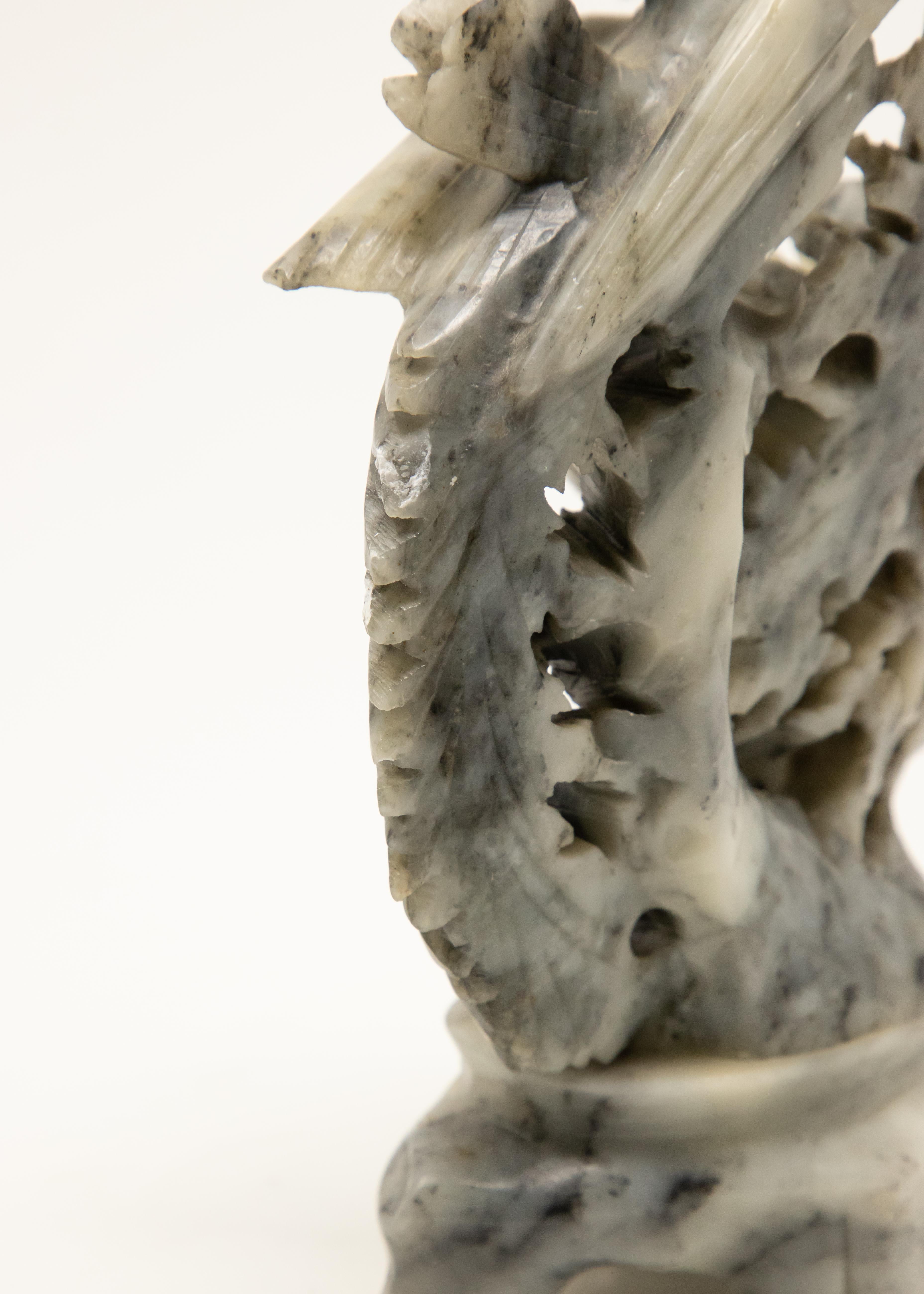 Chinese Soapstone Hand Carved with Phoenix 1