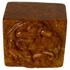 Antique Chinese Soapstone Seal, 19th Century