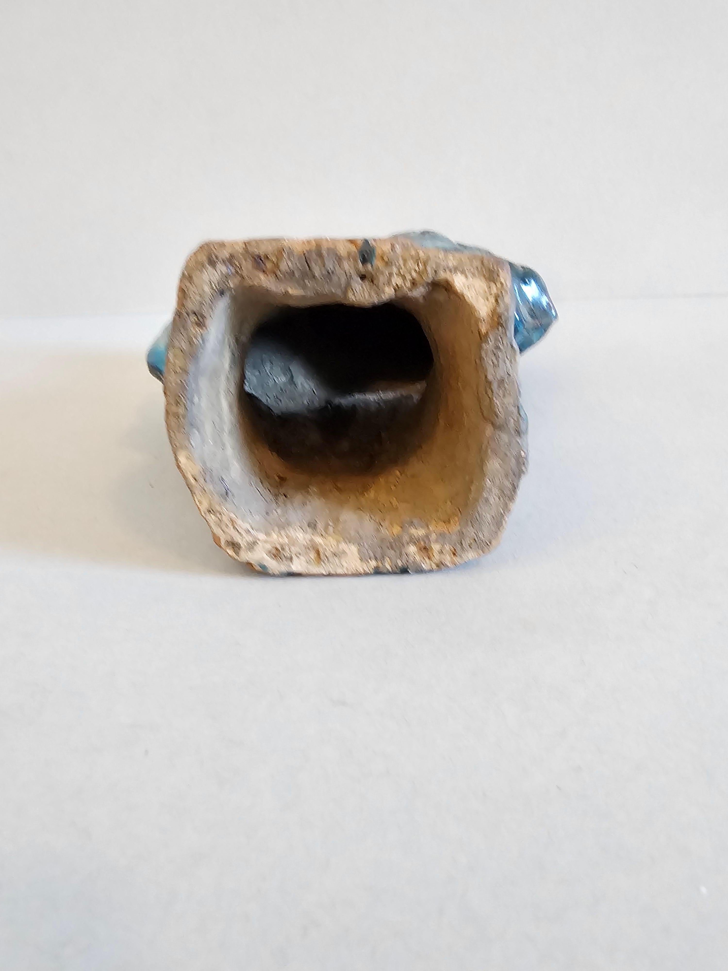 Chinese Song Dynasty Blue Glazed Foo Dog Lion Incense Burner Figure For Sale 12