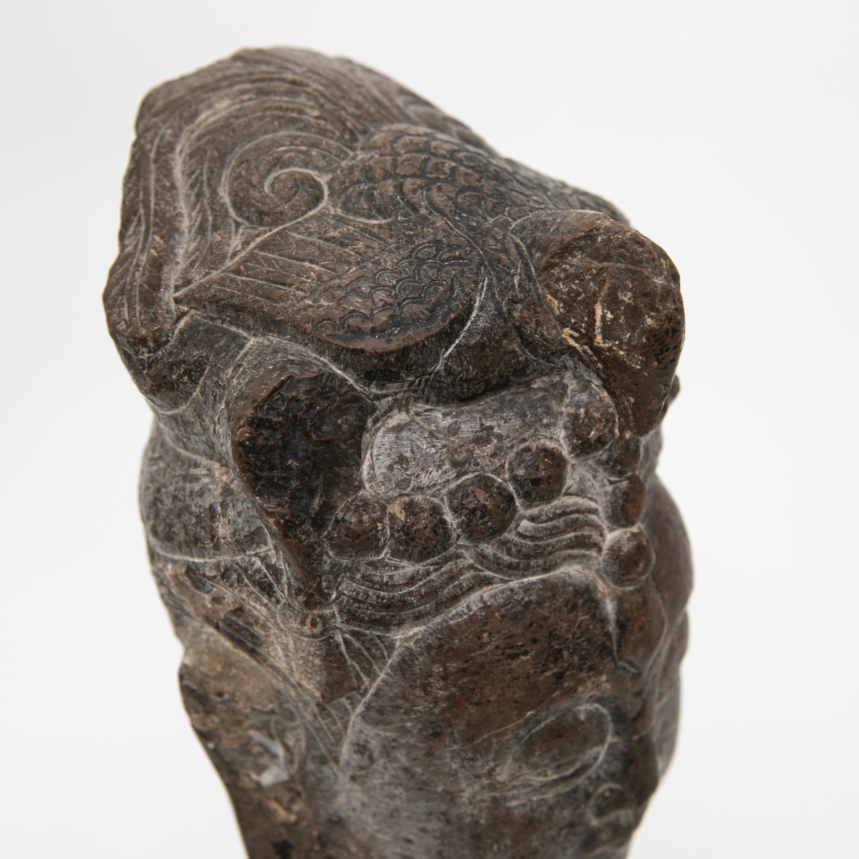 Pietra Testa di Buddha in pietra della dinastia Song cinese in vendita