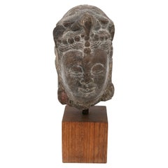 Chinese Song Dynasty Buddha Stone Head