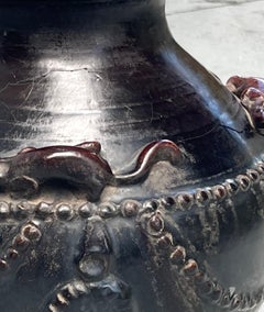 Chinese Song Dynasty Cizhou Black and Brown Glazed Stoneware Grain Jar