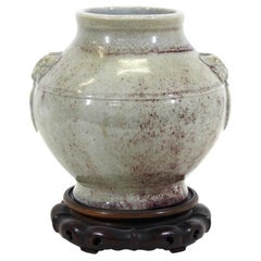 Chinese Song Style Celadon Ceramic Jar Vase