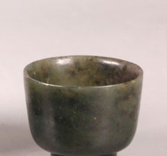 Chinese spinach jade cup