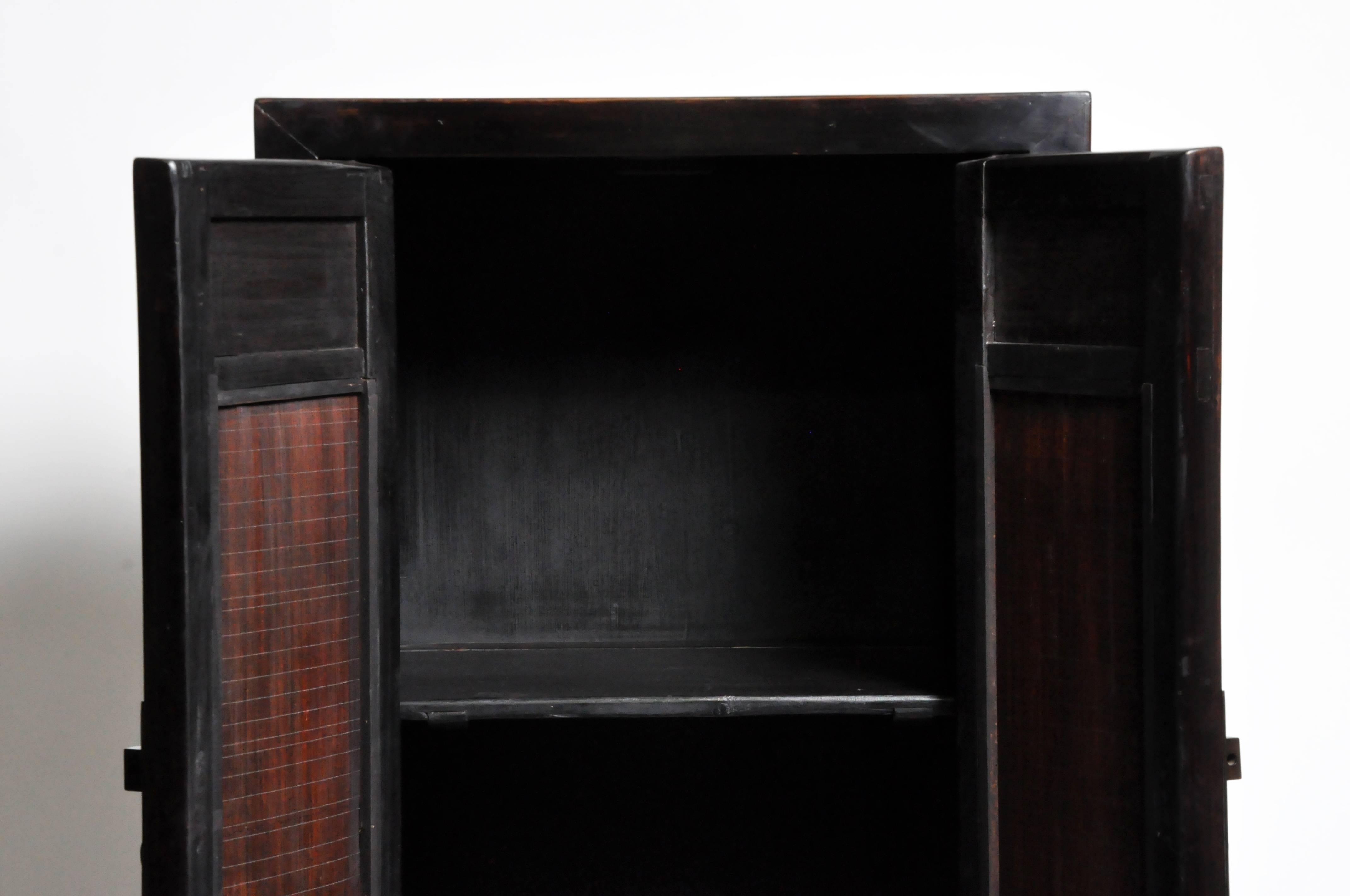 Chinese Spindle Cabinet with Two Shelves 8