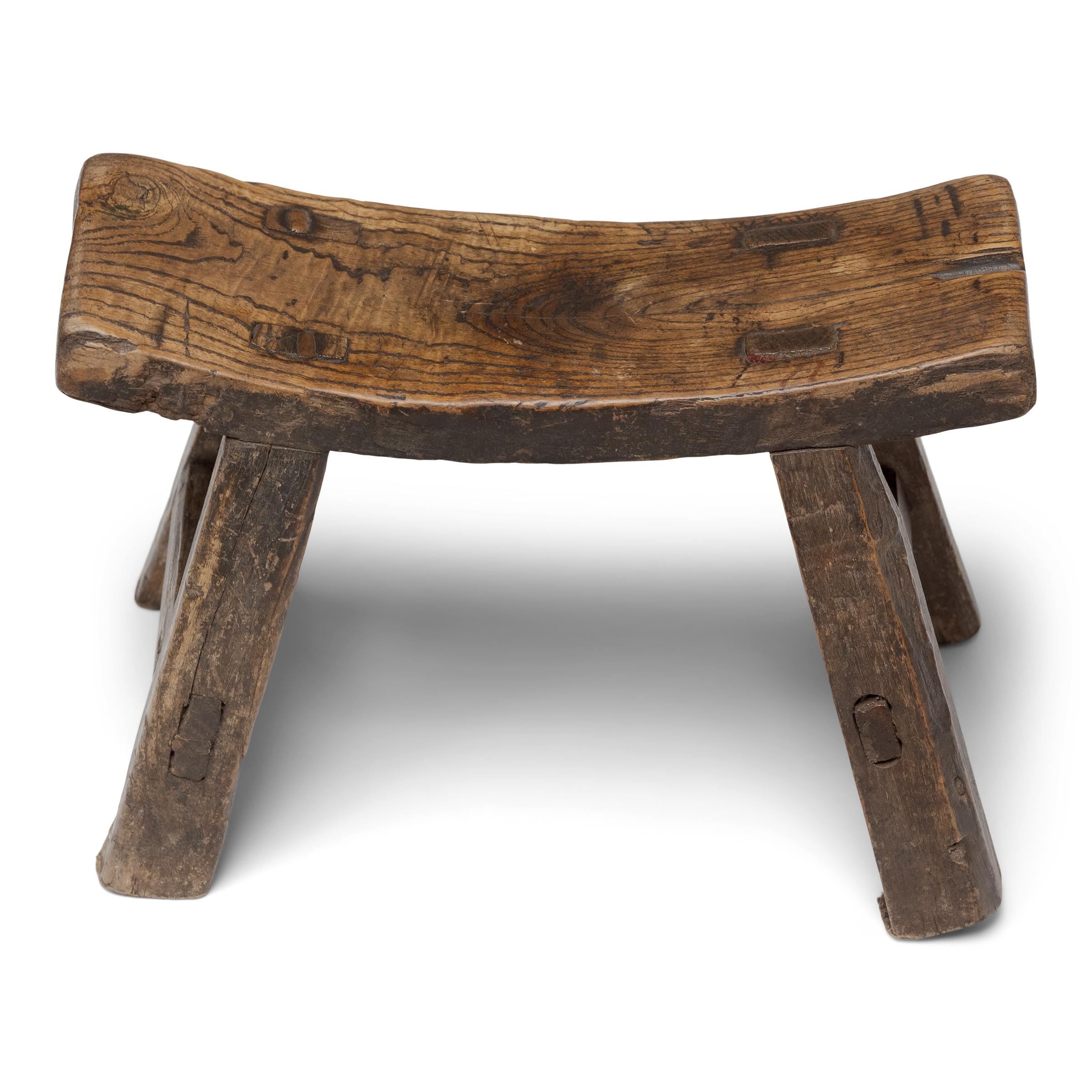 Qing Chinese Splayed Leg Headrest, c. 1850