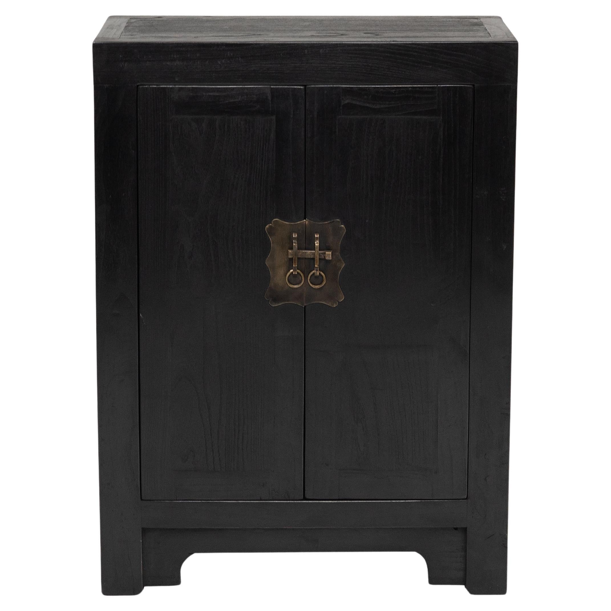 Chinese Square Corner Locking Cabinet