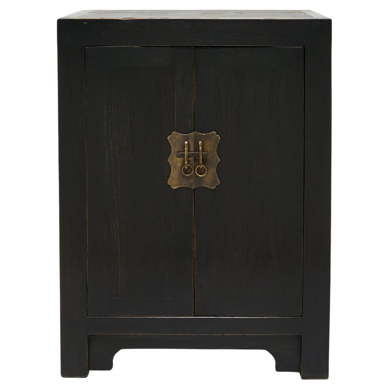 Chinese Square Corner Locking Chest For Sale at 1stDibs