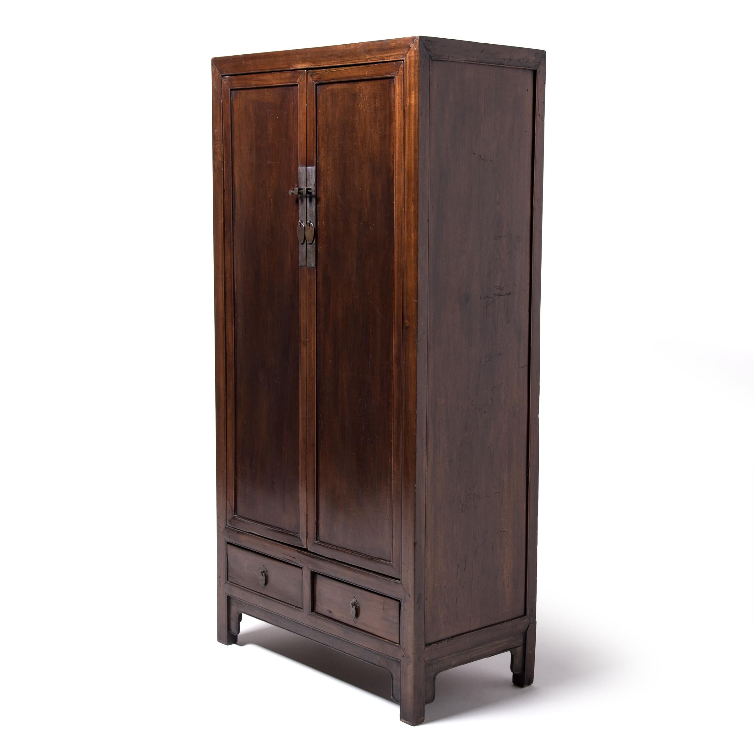 Qing Chinese Square Corner Scholar's Cabinet