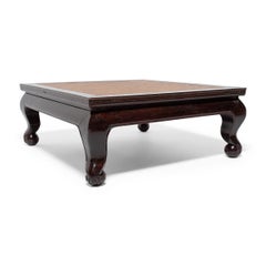 Chinese Square Daybed with Woven Top, c. 1850
