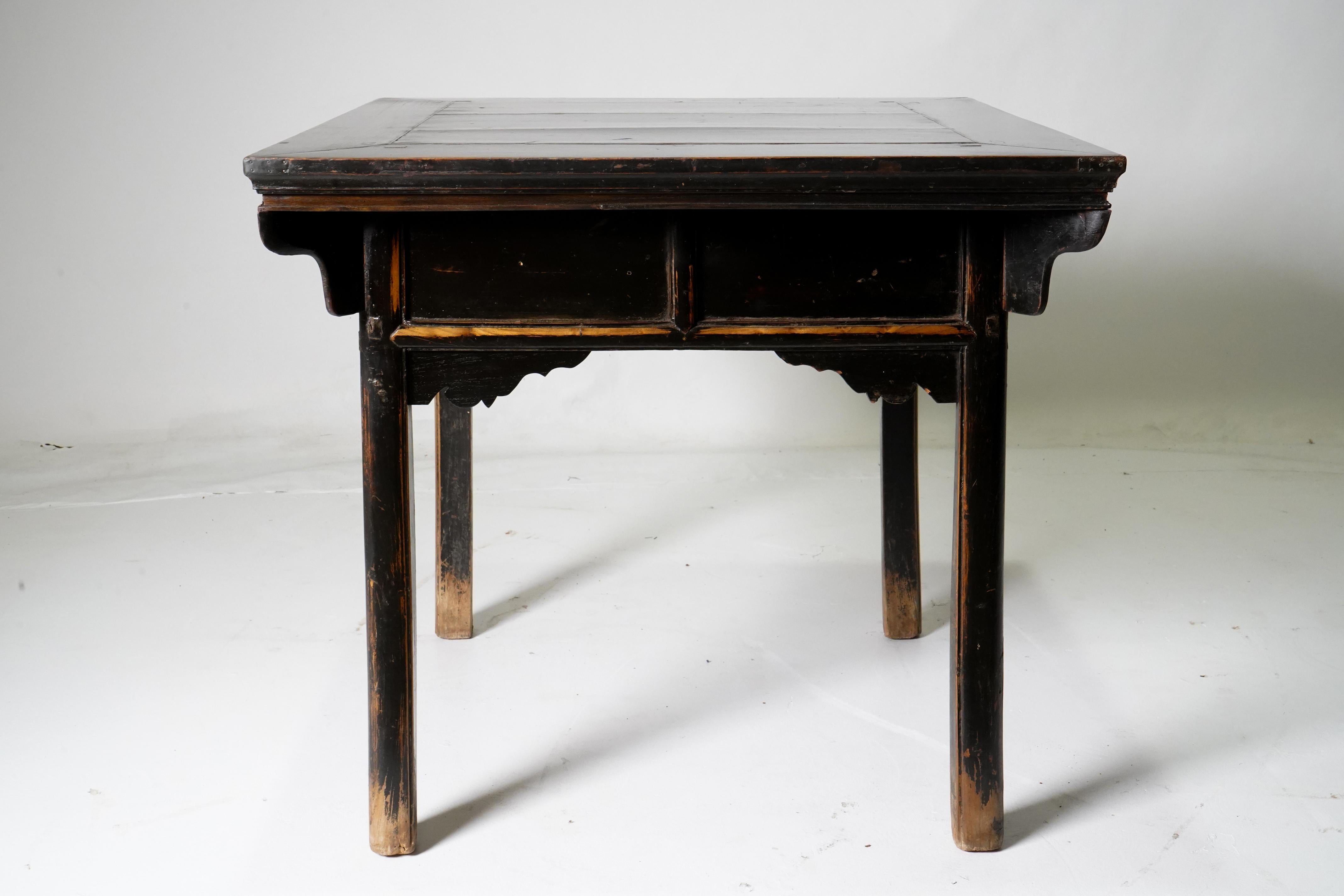 Chinesischer quadratischer Esstisch oder „Eight Immortals“-Tisch (20. Jahrhundert) im Angebot