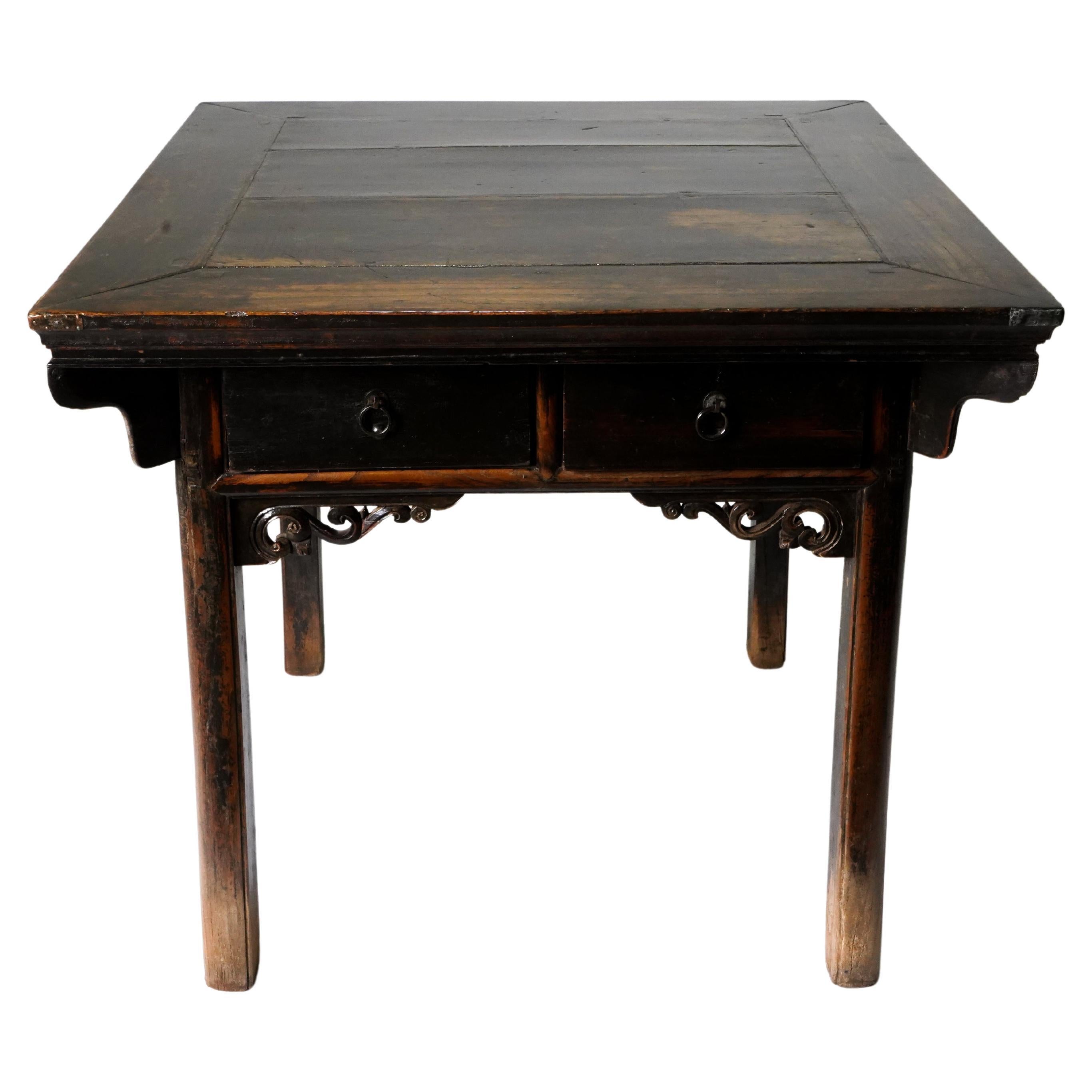 Chinese Square Dining or "Eight Immortals" Table For Sale