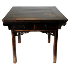 Antique Chinese Square Dining or "Eight Immortals" Table