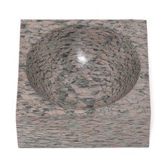 Chinese Squared Zhenzhu Stone Basin
