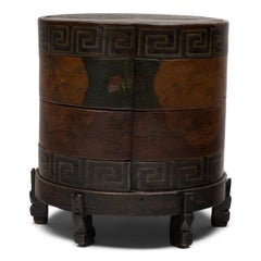 Chinese Stacking Box Side Table, c. 1900