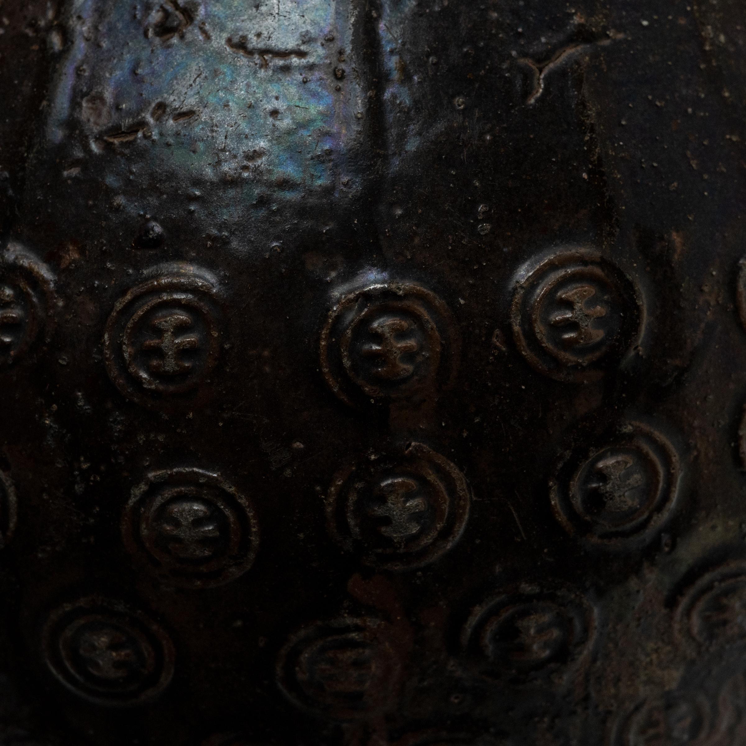 Smaltato Vaso da vino cinese dello Yunnan con timbro, 1800 ca. in vendita