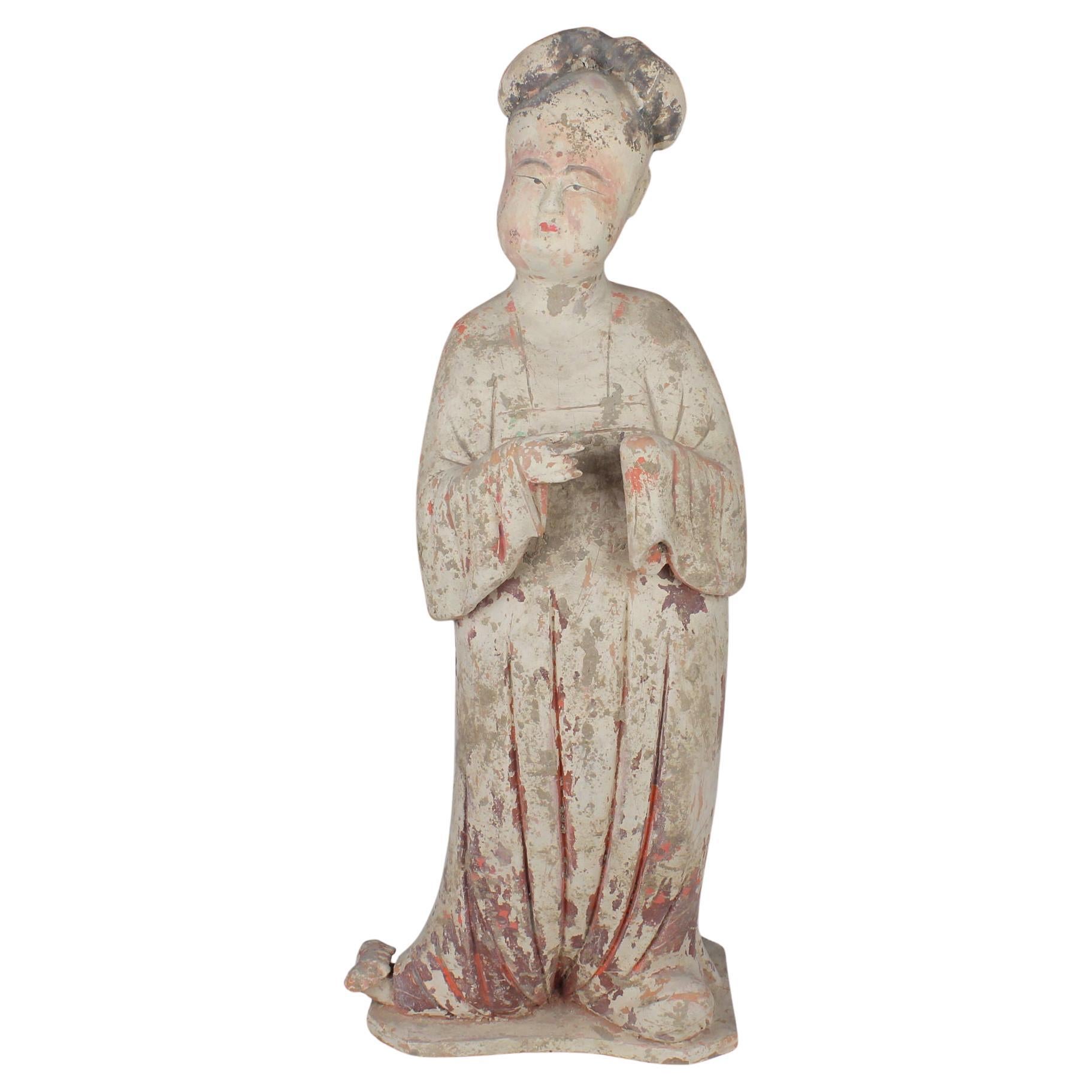 Chinese statuette of a Fat Lady For Sale