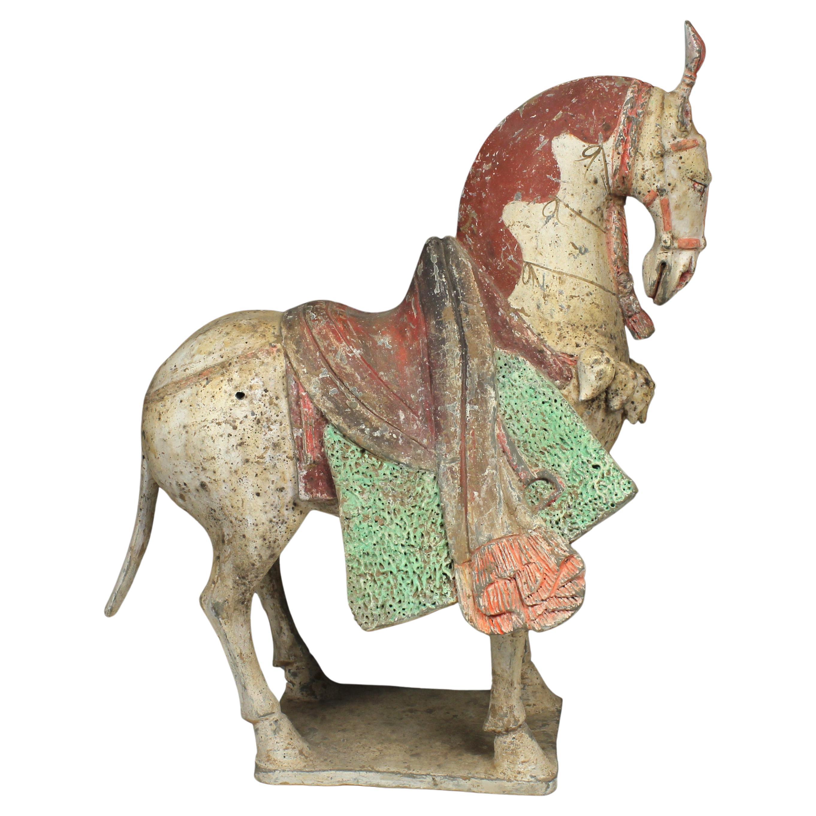 Chinese statuette of a horse For Sale