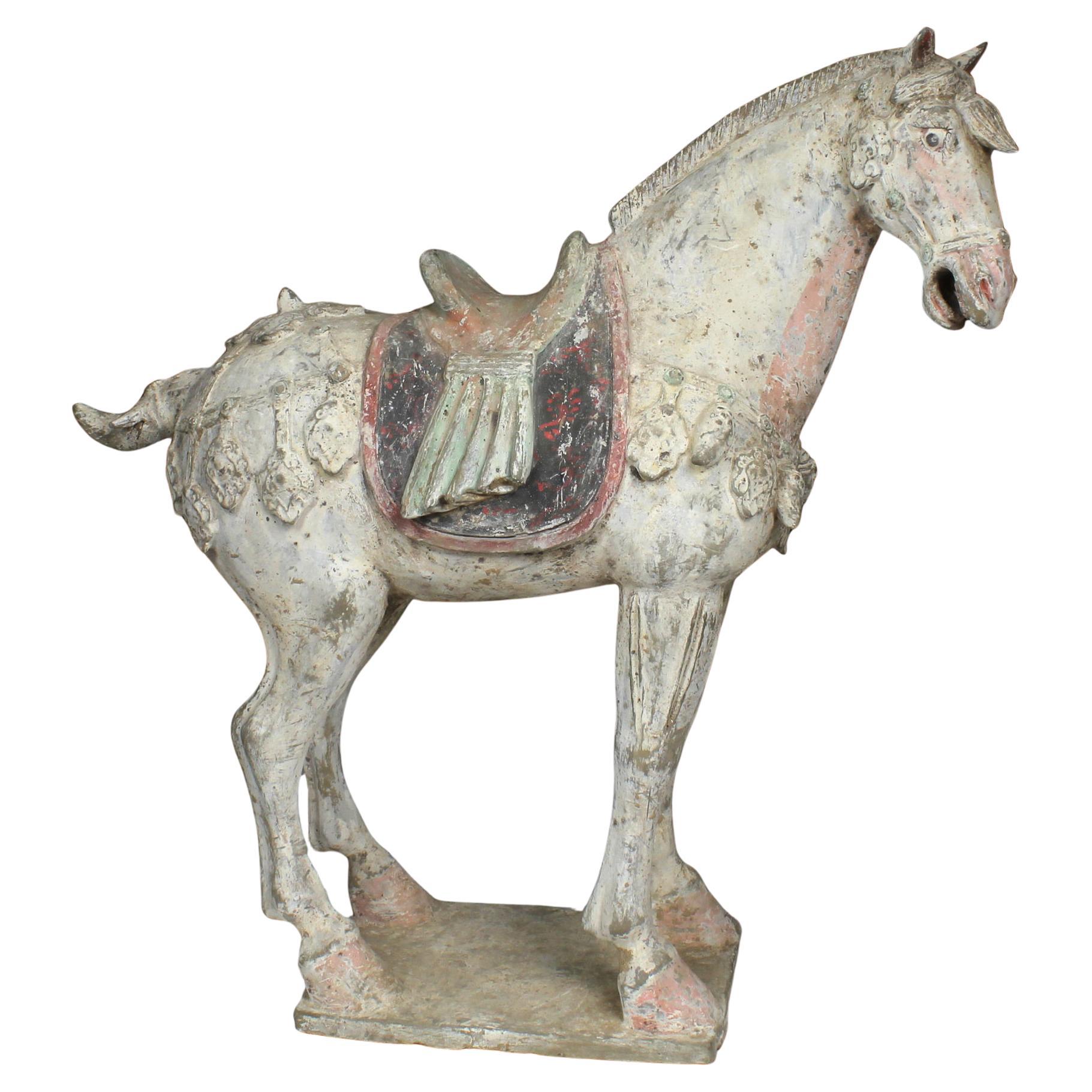 Chinese statuette of a horse For Sale