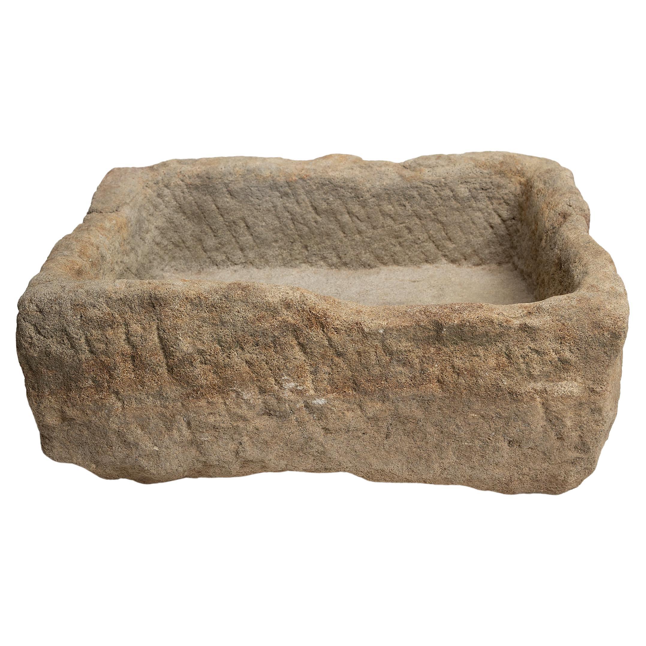 Chinese Stone Farm Trough, circa 1900 For Sale