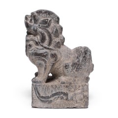 Chinese Stone Fu Dog Guardian Charm