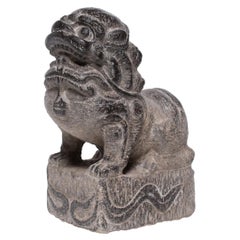 Chinese Stone Fu Dog Guardian Charm