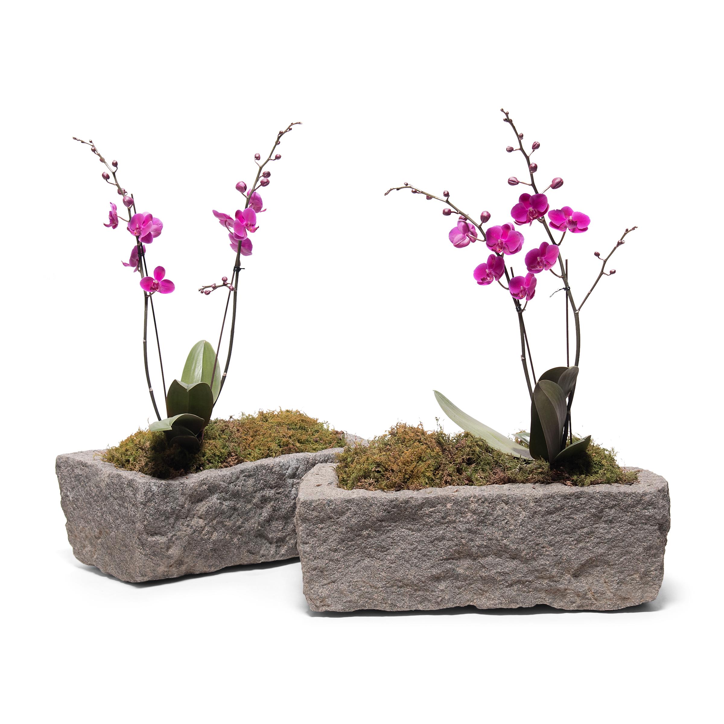 19th Century Chinese Stone Garden Trough, c. 1850 For Sale