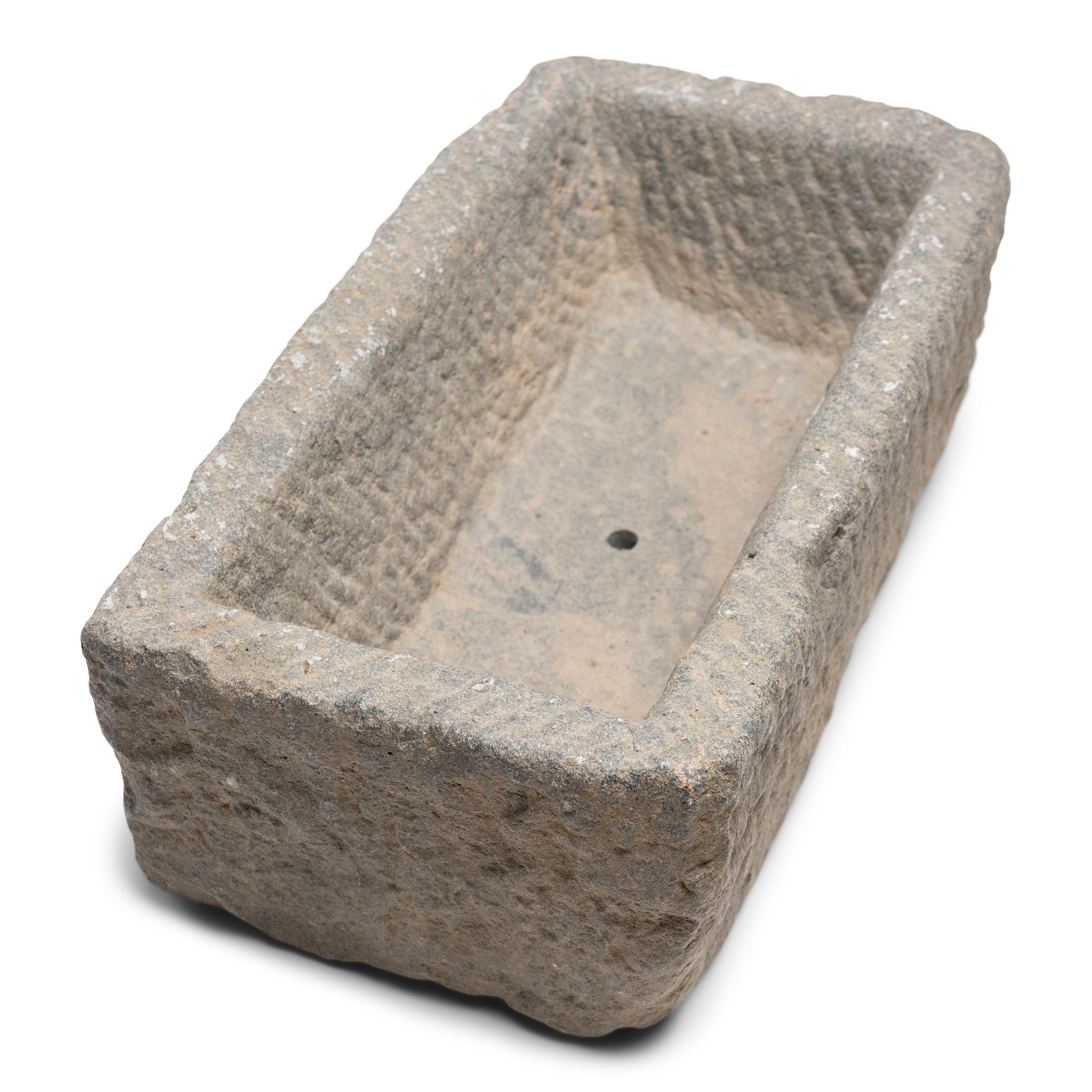 Minimalist Chinese Stone Garden Trough, c. 1850