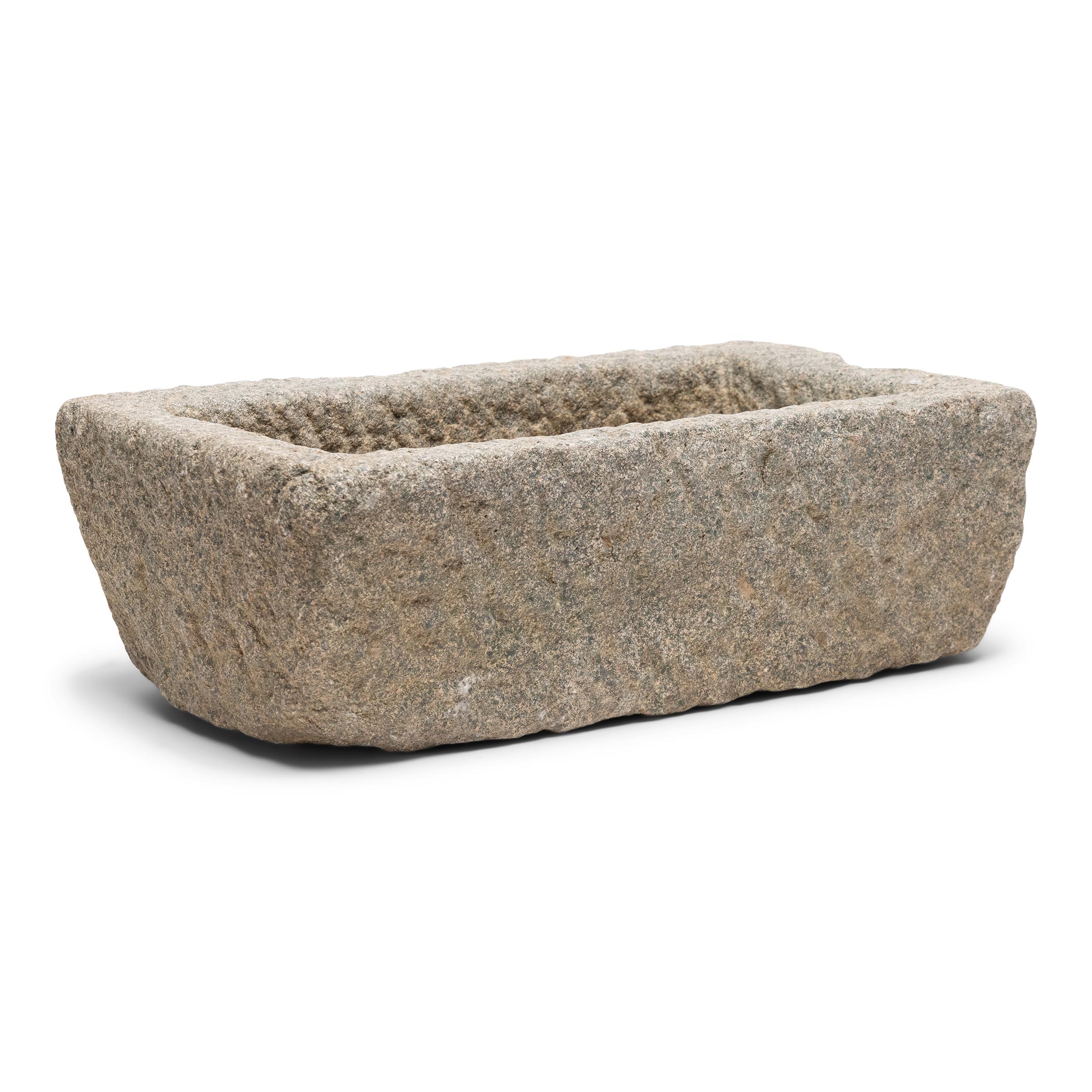 Chinese Stone Garden Trough, c. 1850 In Good Condition For Sale In Chicago, IL