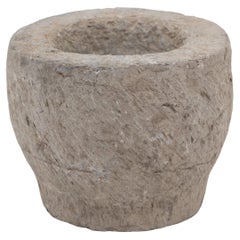 Vintage Chinese Stone Kitchen Mortar, c. 1800