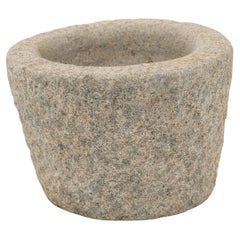 Vintage Chinese Stone Kitchen Mortar, c. 1800