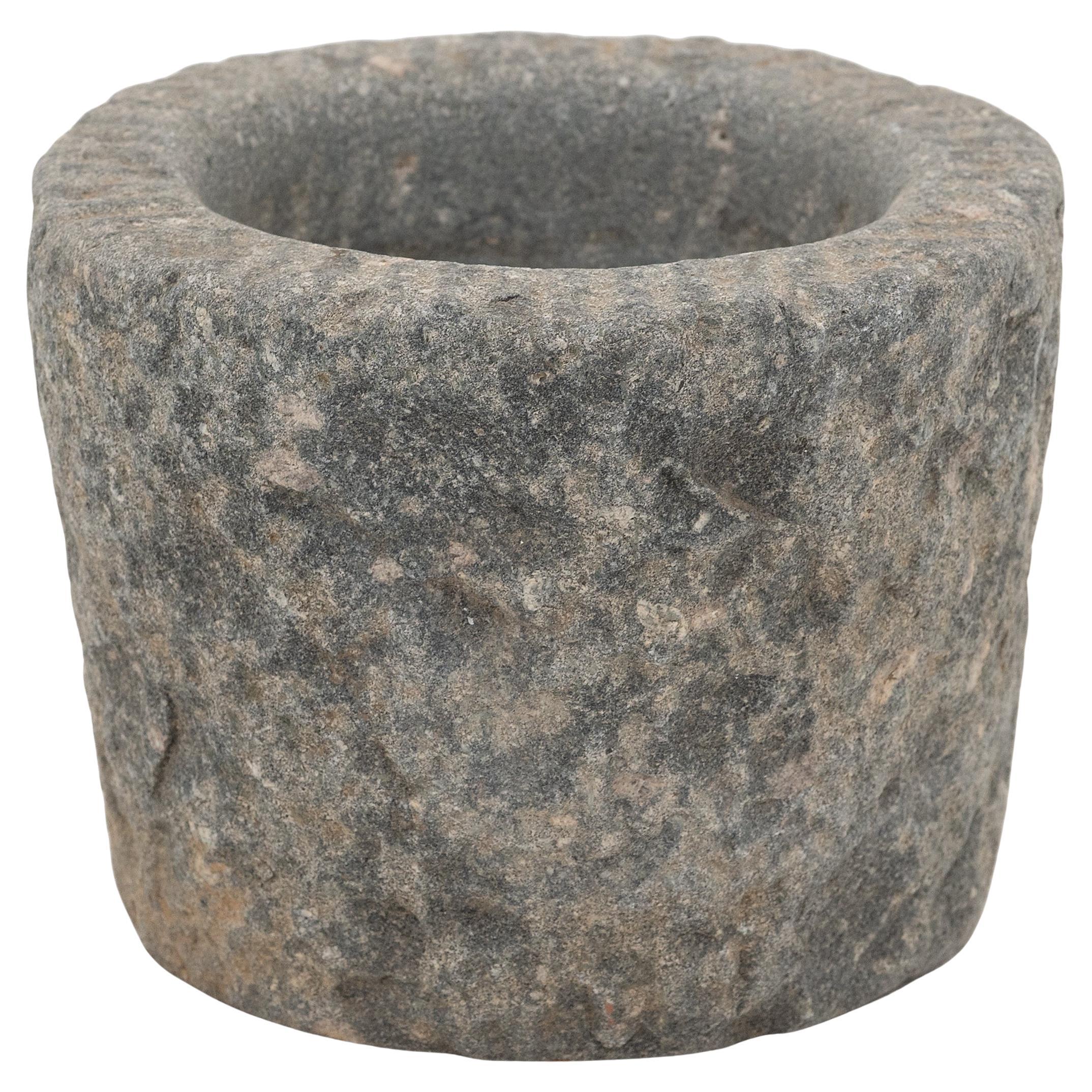Chinese Stone Kitchen Mortar, c. 1800