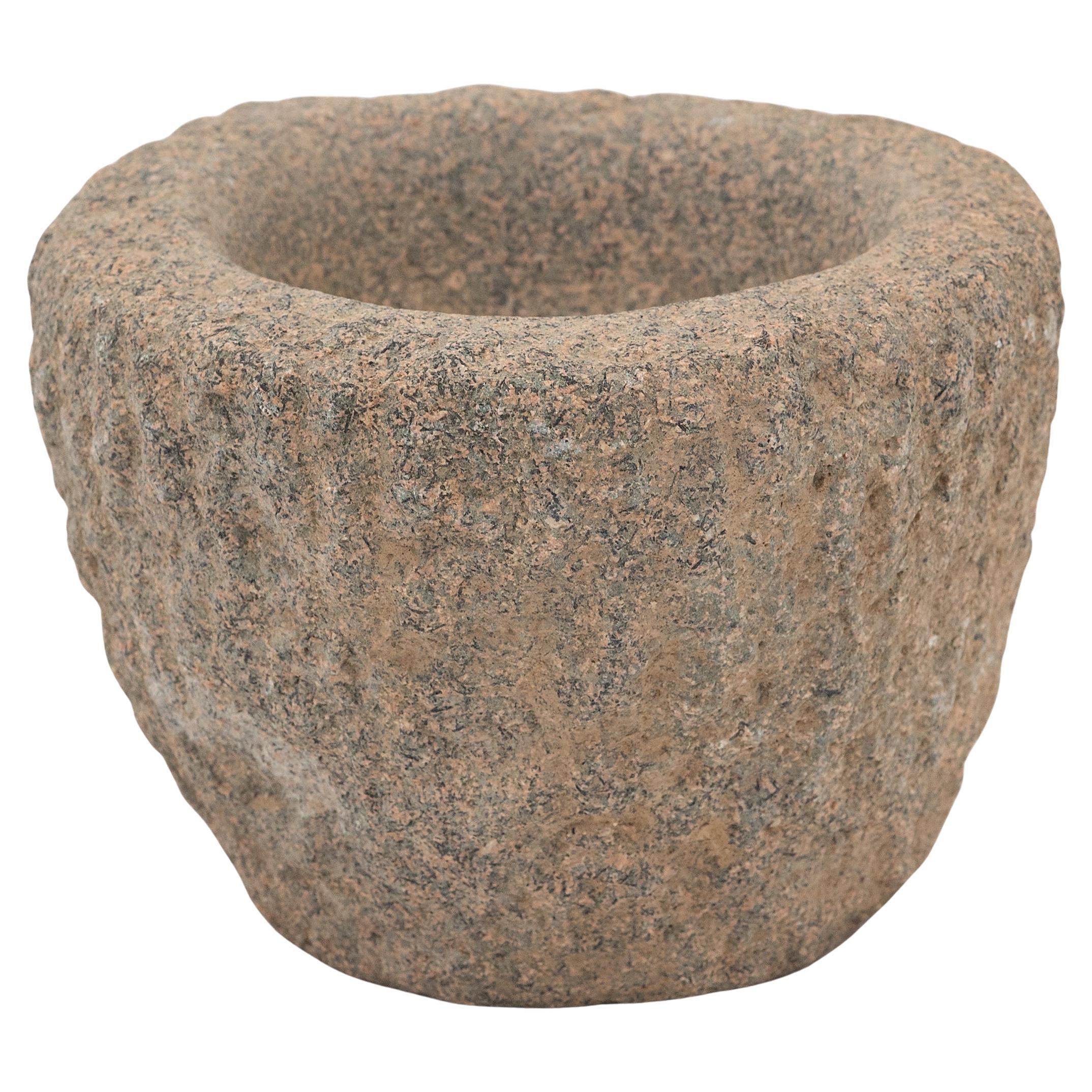 Chinese Stone Kitchen Mortar, c. 1800